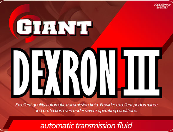 GIANT DEXRON III – Available sizes: 1L, 5L, 20L, 200L