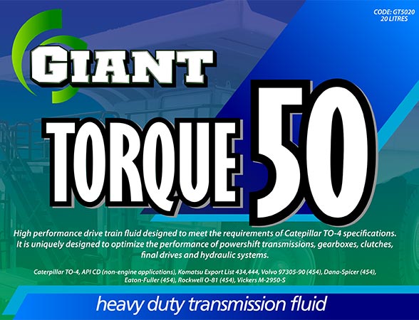 GIANT TORQUE 50 – Available sizes: 20L