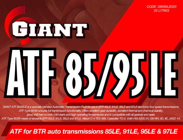 GIANT ATF 85/95LE – Available sizes: 1L, 5L, 20L