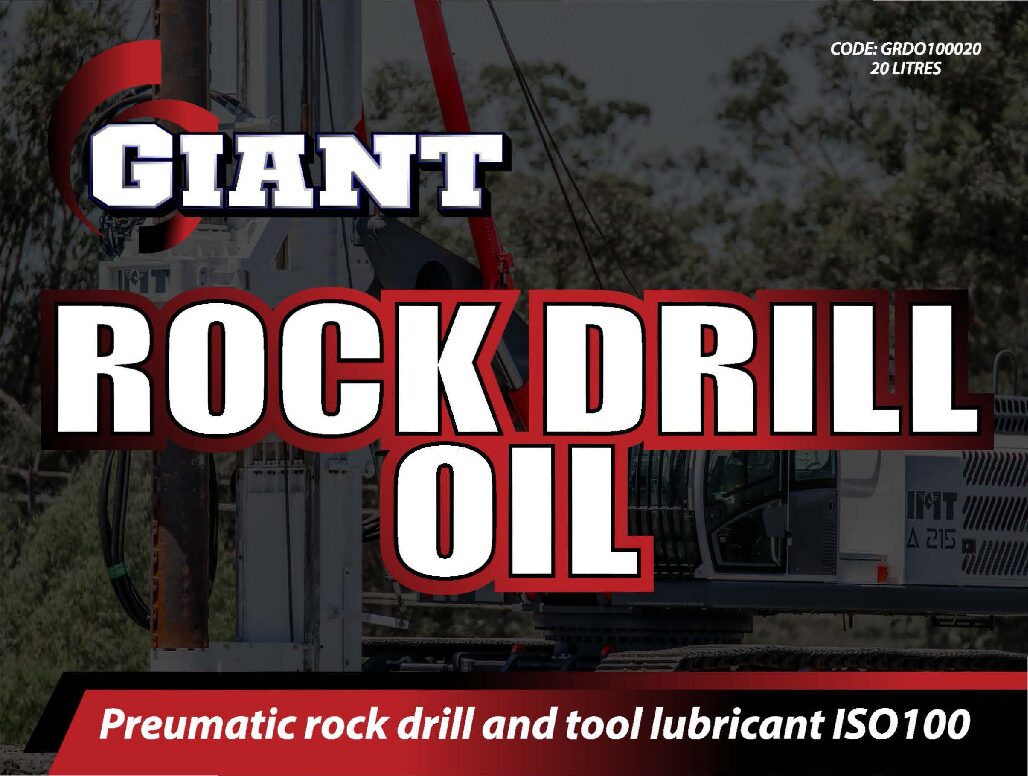 ROCK DRILL OIL – Available sizes: 20L, 200L