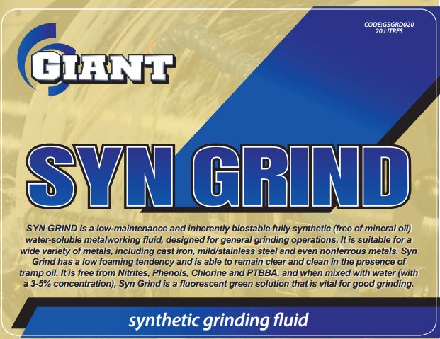 GIANT SYNGRIND – Available sizes: 5L, 20L